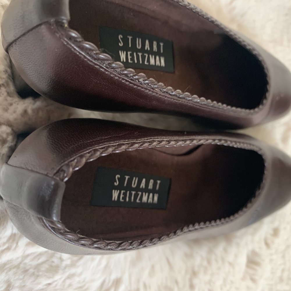 Stuart Weizman brown leather pumps 5.5 35.5 - Picture 10 of 10